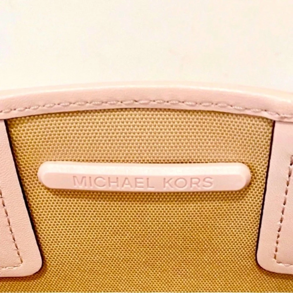 Michael Kors Jodie Small MK Logo Blush Pink Tote NWT